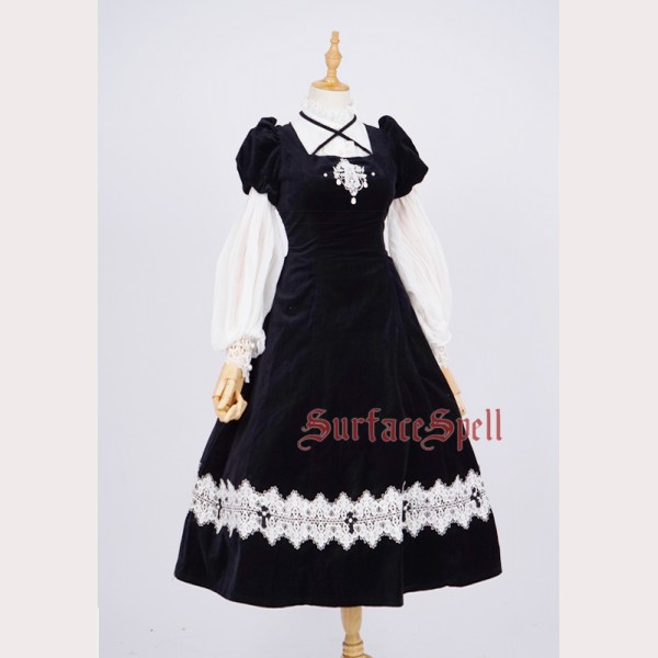 Surface Spell Gothic St. Therese Lolita Dress One Piece OP